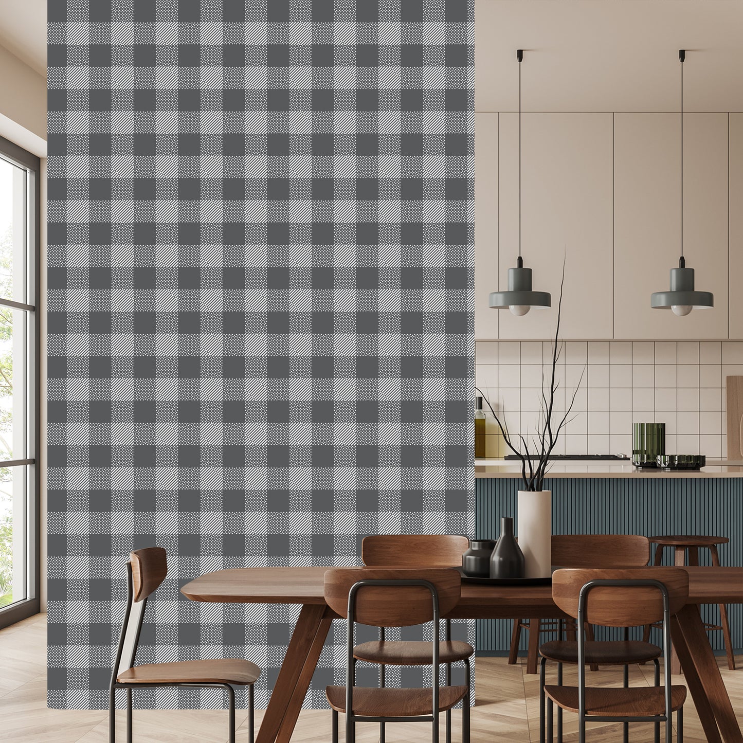 Wallpaper Modernist Abstract Lattice