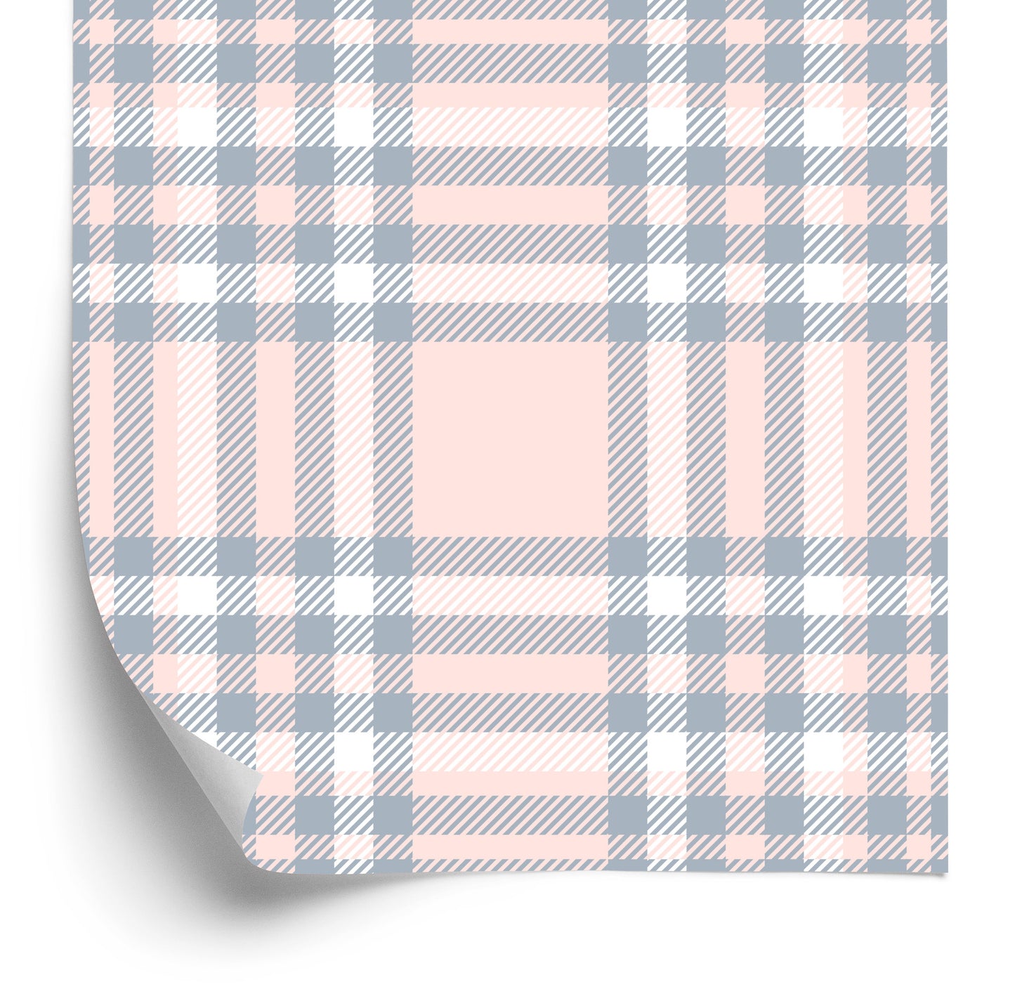 Wallpaper Beautiful Plaid In Delicate Pastel Colors