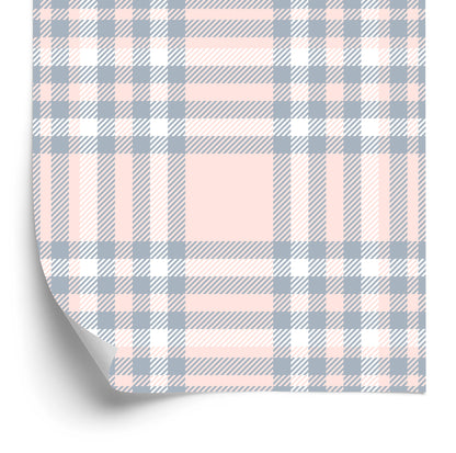 Wallpaper Beautiful Plaid In Delicate Pastel Colors