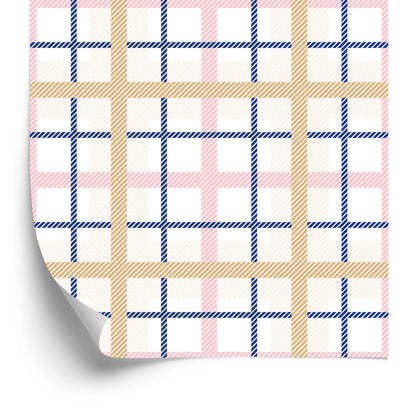 Wallpaper 3D Plaid Optical Geometric Bedroom