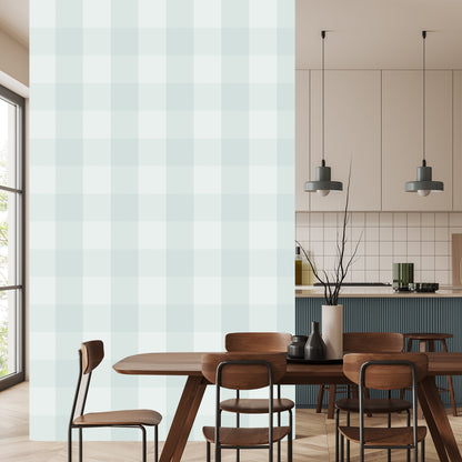Wallpaper Checkered In Shades Of Gray For The Living Room