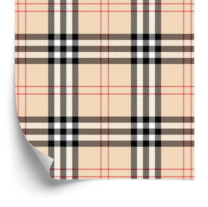 Wallpaper Modern 3D Plaid For Office Living Room
