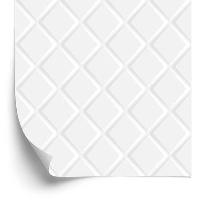 Wallpaper Lattice For Living Room, Modern Optical 3D
