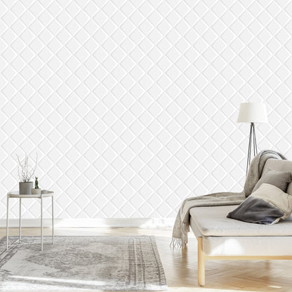 Wallpaper Lattice For Living Room, Modern Optical 3D