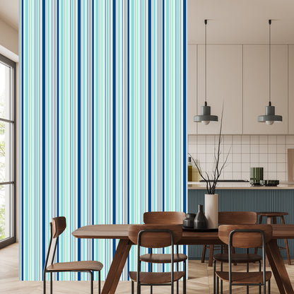 Wallpaper Colorful Vertical Stripes