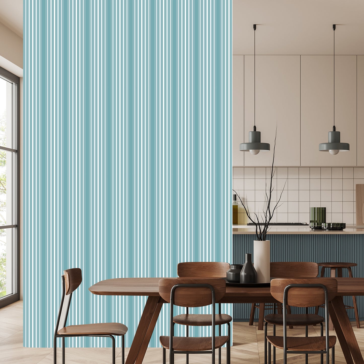Wallpaper Modern Vertical Stripes