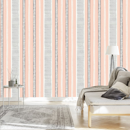 Wallpaper Vertical Stripes - Abstraction
