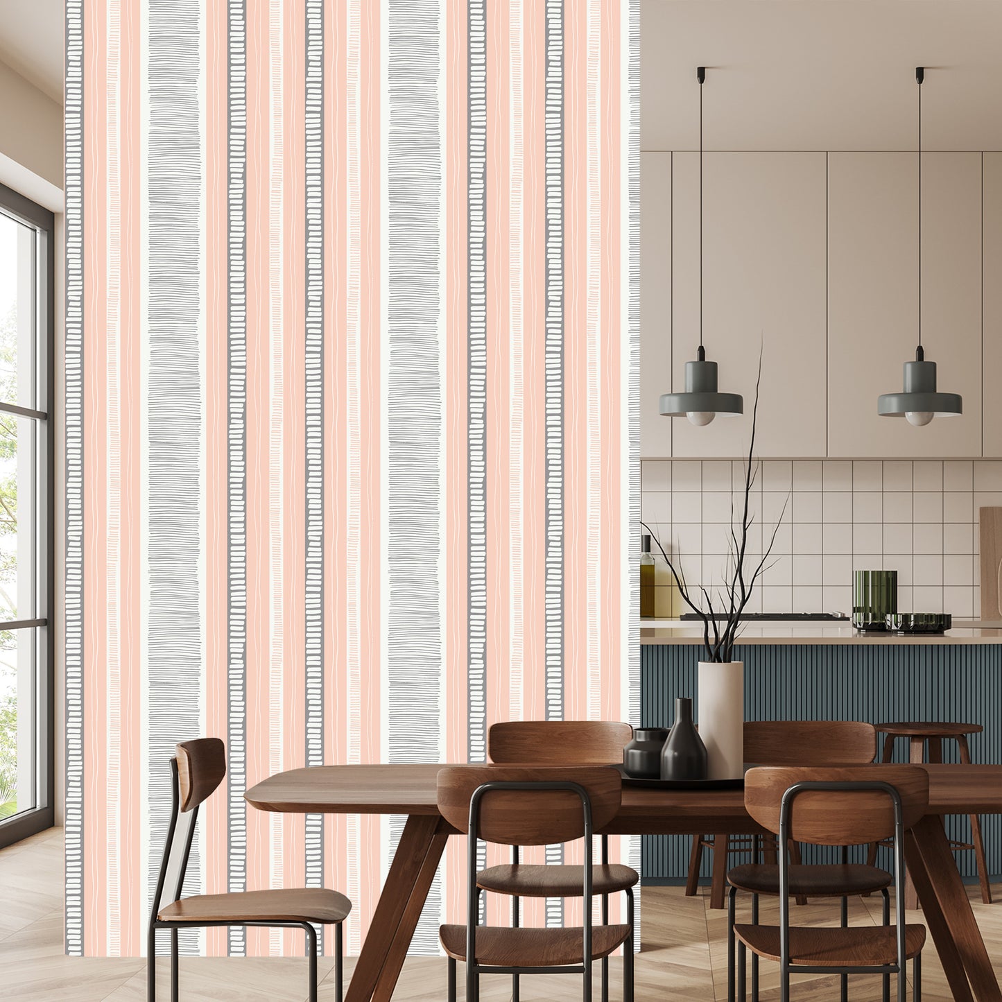 Wallpaper Vertical Stripes - Abstraction