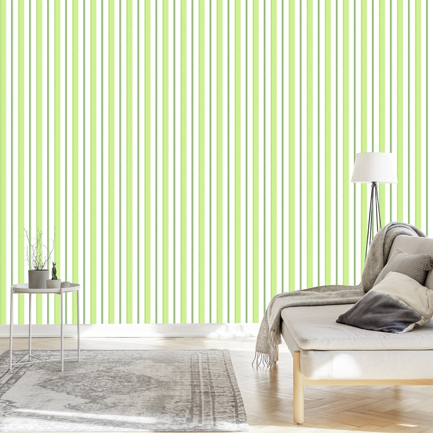 Wallpaper Vertical Retro Stripes