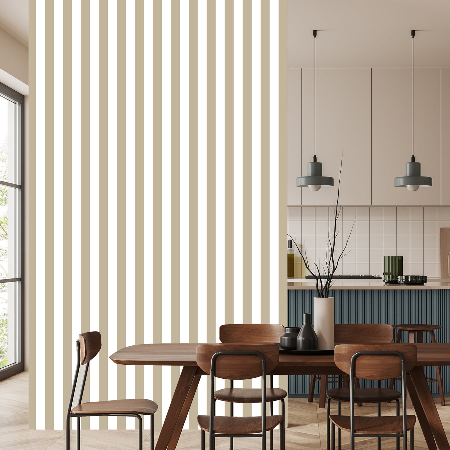 Wallpaper Classic Vertical Stripes