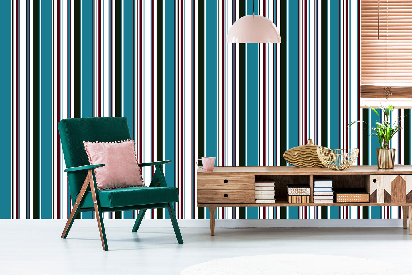 Wallpaper Classic Vertical Stripes For Living Room Bedroom