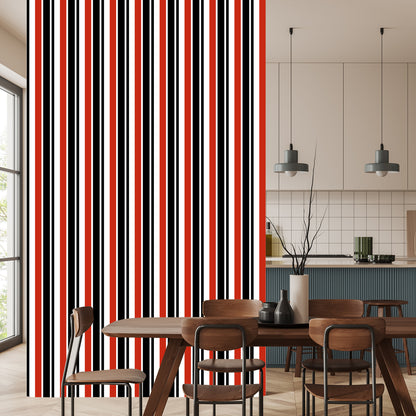 Wallpaper Classic Vertical Stripes For The Salon Office