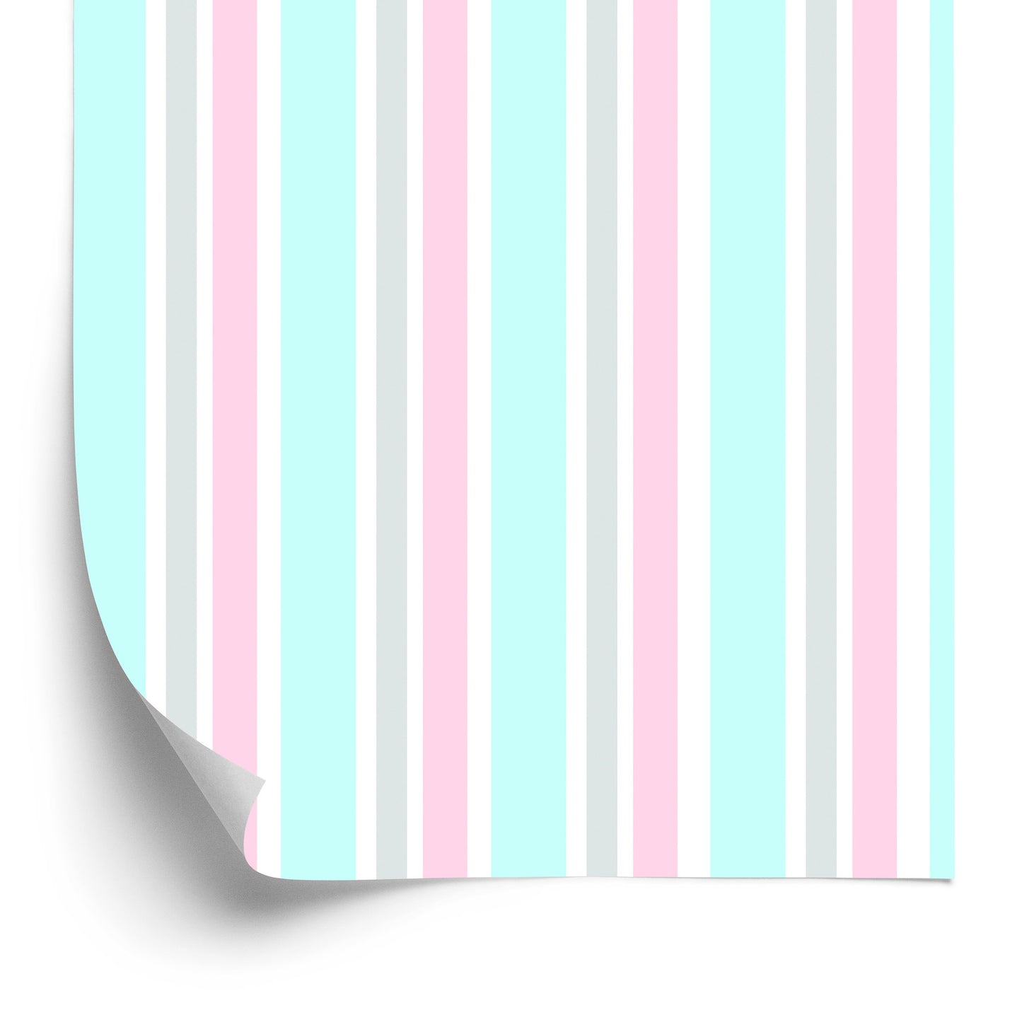 Wallpaper Colorful Vertical Stripes