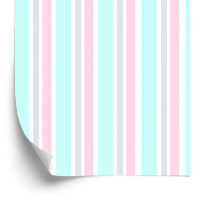Wallpaper Colorful Vertical Stripes