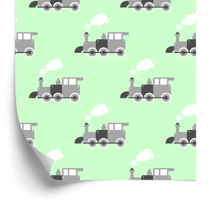 Wallpaper Fairy-Tale Retro Steam Locomotives