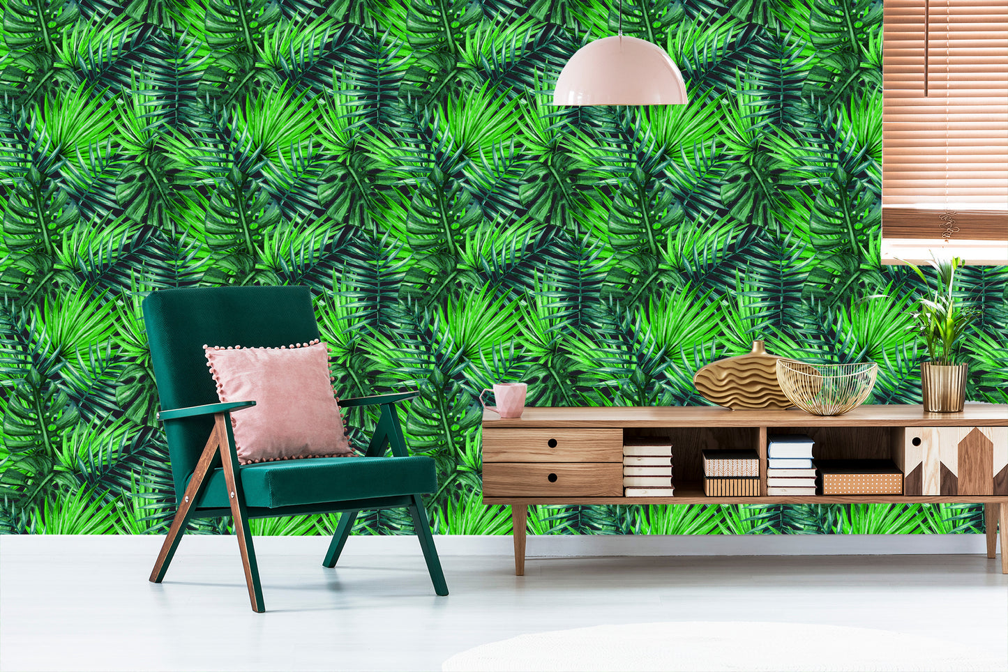 Wallpaper Beautiful Tropical Leaves