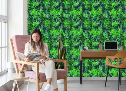 Wallpaper Beautiful Tropical Leaves
