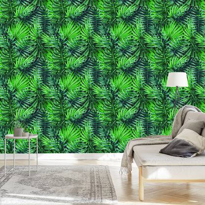 Wallpaper Beautiful Tropical Leaves