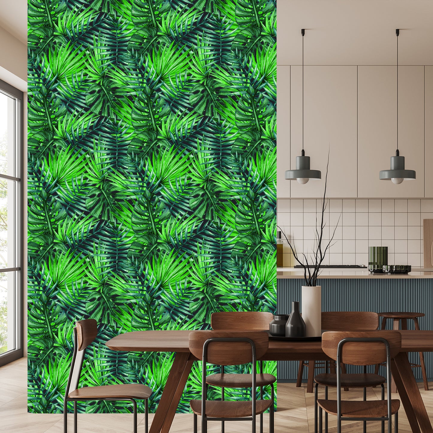 Wallpaper Beautiful Tropical Leaves