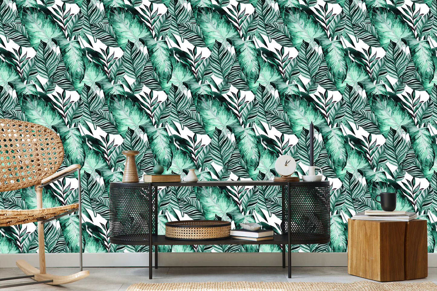 Wallpaper Exotic Leaves