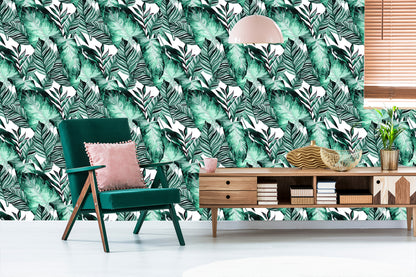 Wallpaper Exotic Leaves