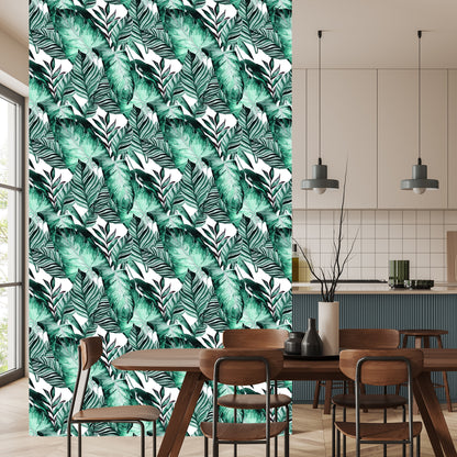 Wallpaper Exotic Leaves