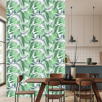 Wallpaper Leaves Palm And Monsteraae