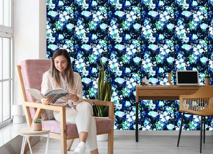 Wallpaper Floral Pattern Watercolor