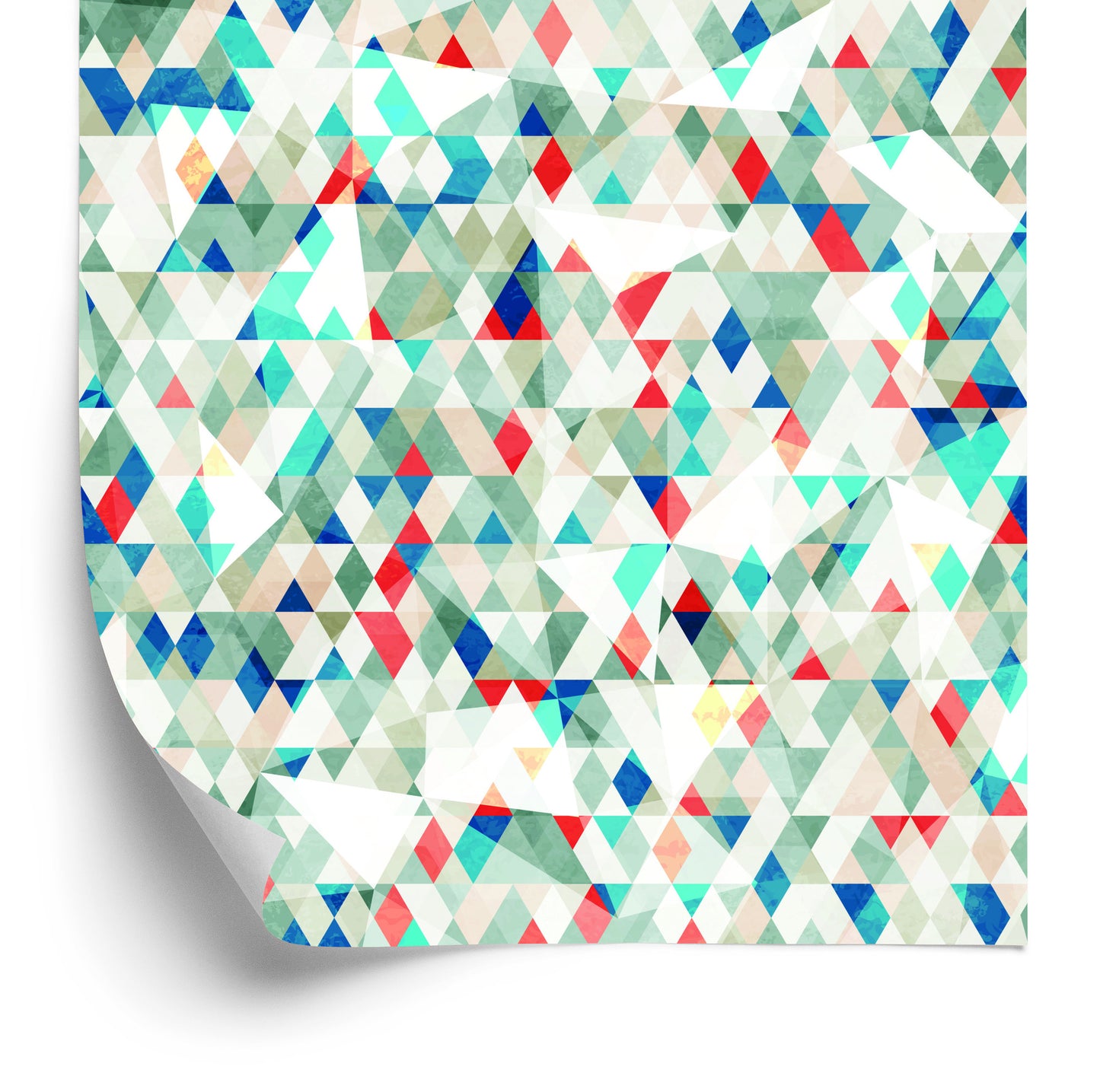 Wallpaper Colorful Triangles