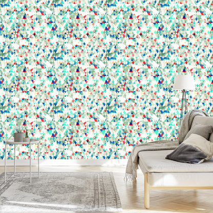 Wallpaper Colorful Triangles