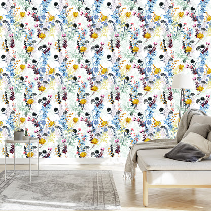 Wallpaper Meadow Flowers