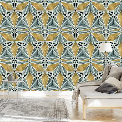 Wallpaper 3D Wood Marble