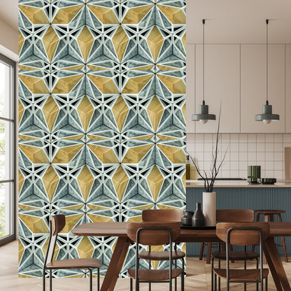 Wallpaper 3D Wood Marble