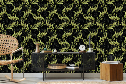 Wallpaper Beautiful Ornaments Pattern