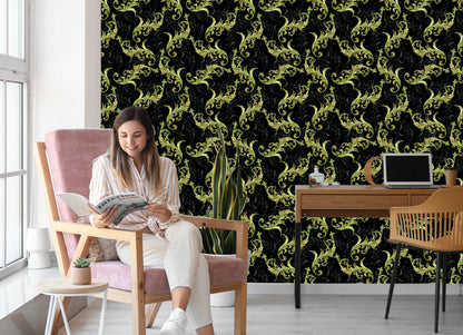 Wallpaper Beautiful Ornaments Pattern