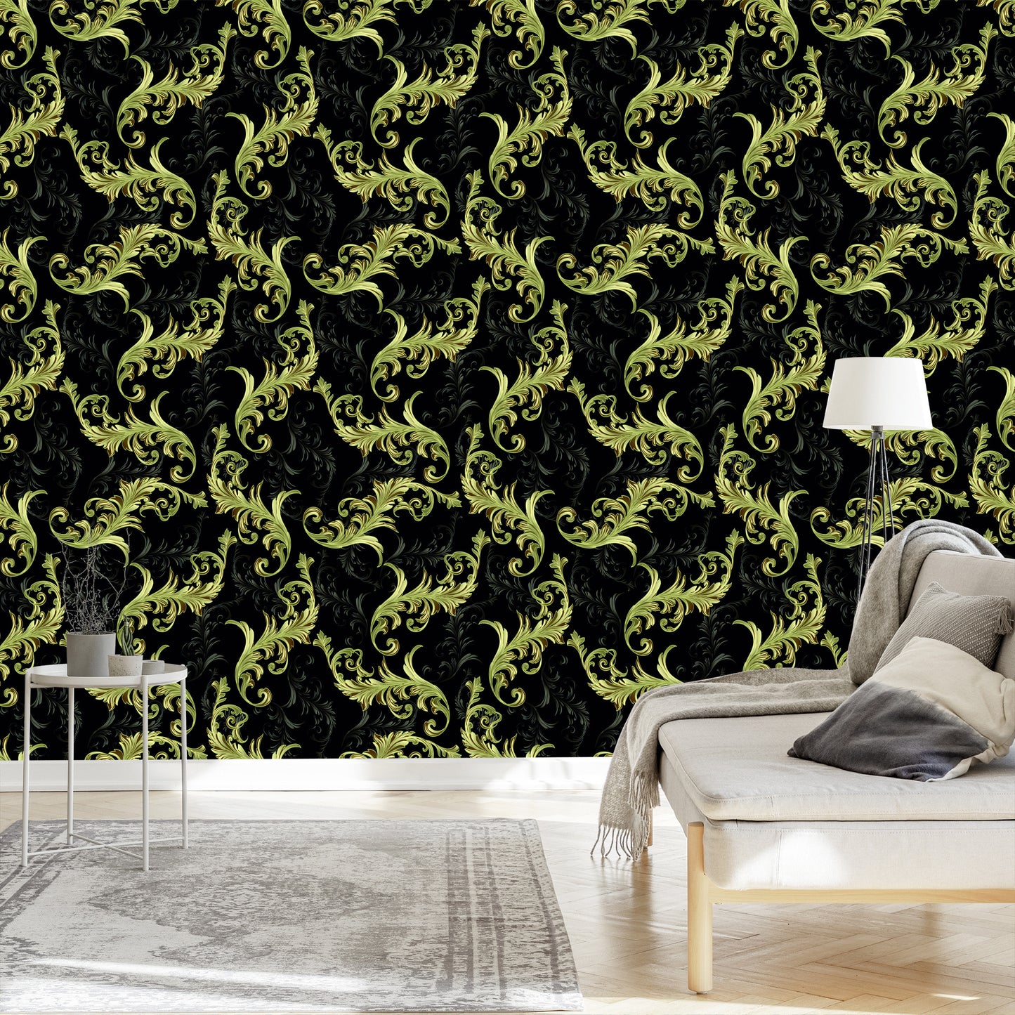 Wallpaper Beautiful Ornaments Pattern