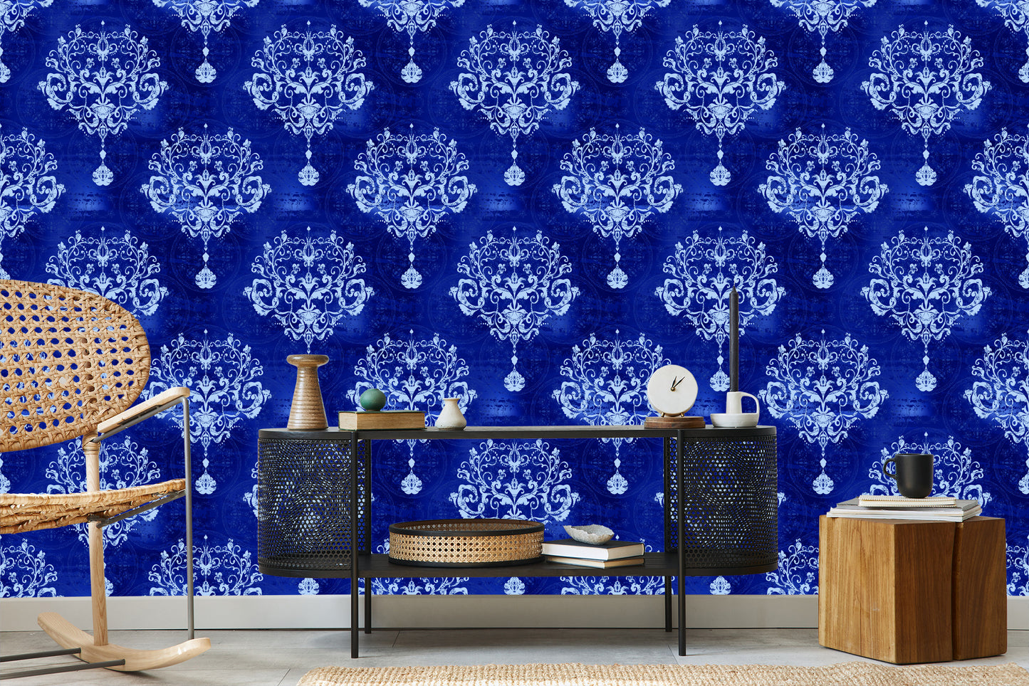 Wallpaper Damascus Ornaments