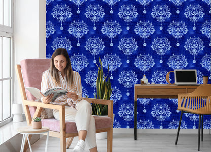 Wallpaper Damascus Ornaments