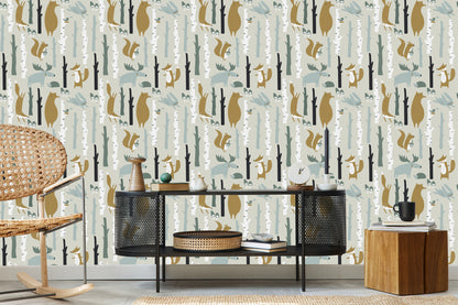 Wallpaper Beautiful Forest Animals