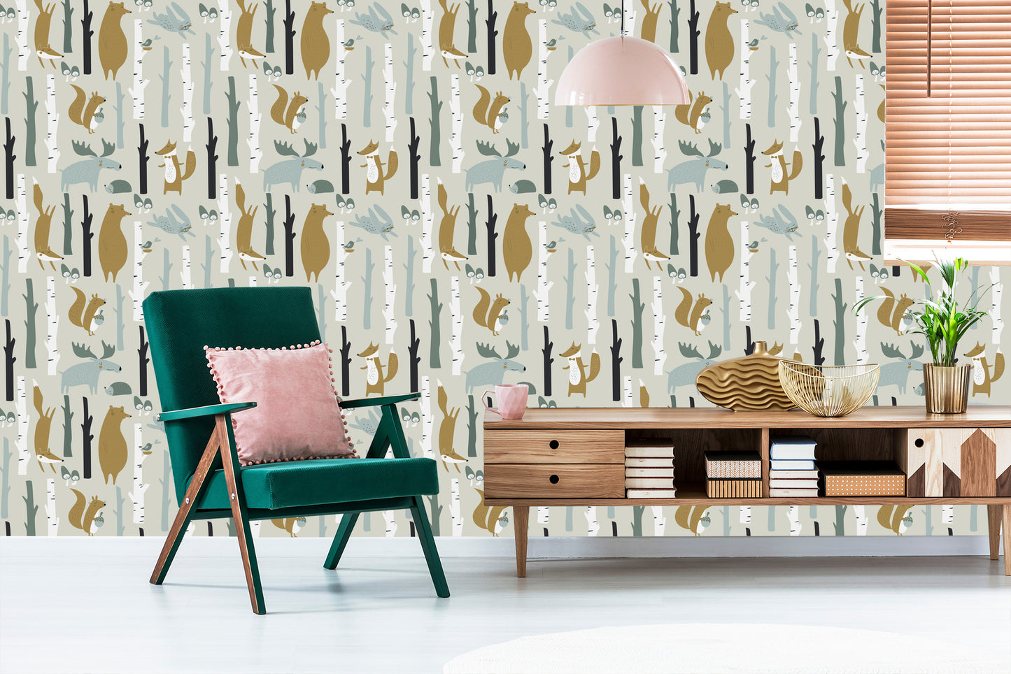 Wallpaper Beautiful Forest Animals