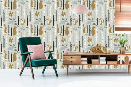 Wallpaper Beautiful Forest Animals