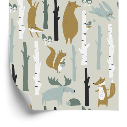 Wallpaper Beautiful Forest Animals