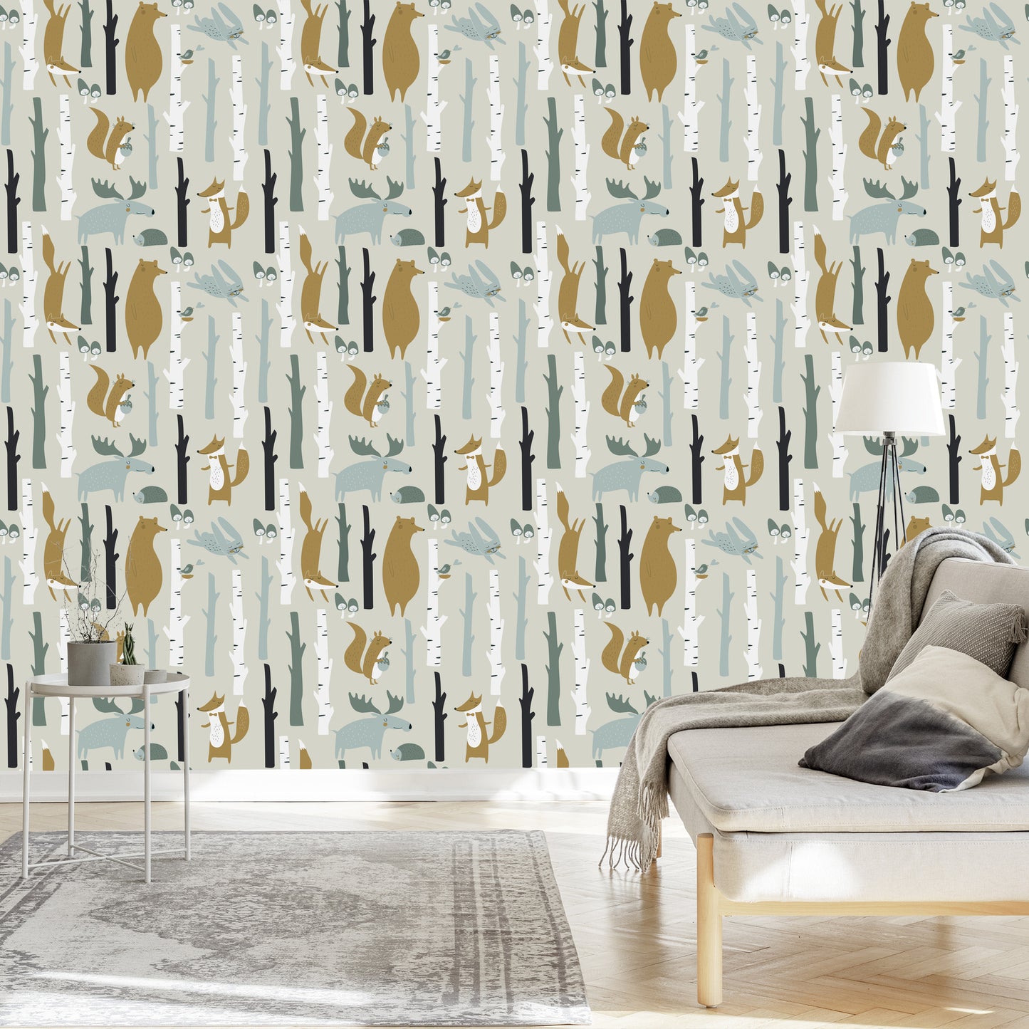 Wallpaper Beautiful Forest Animals