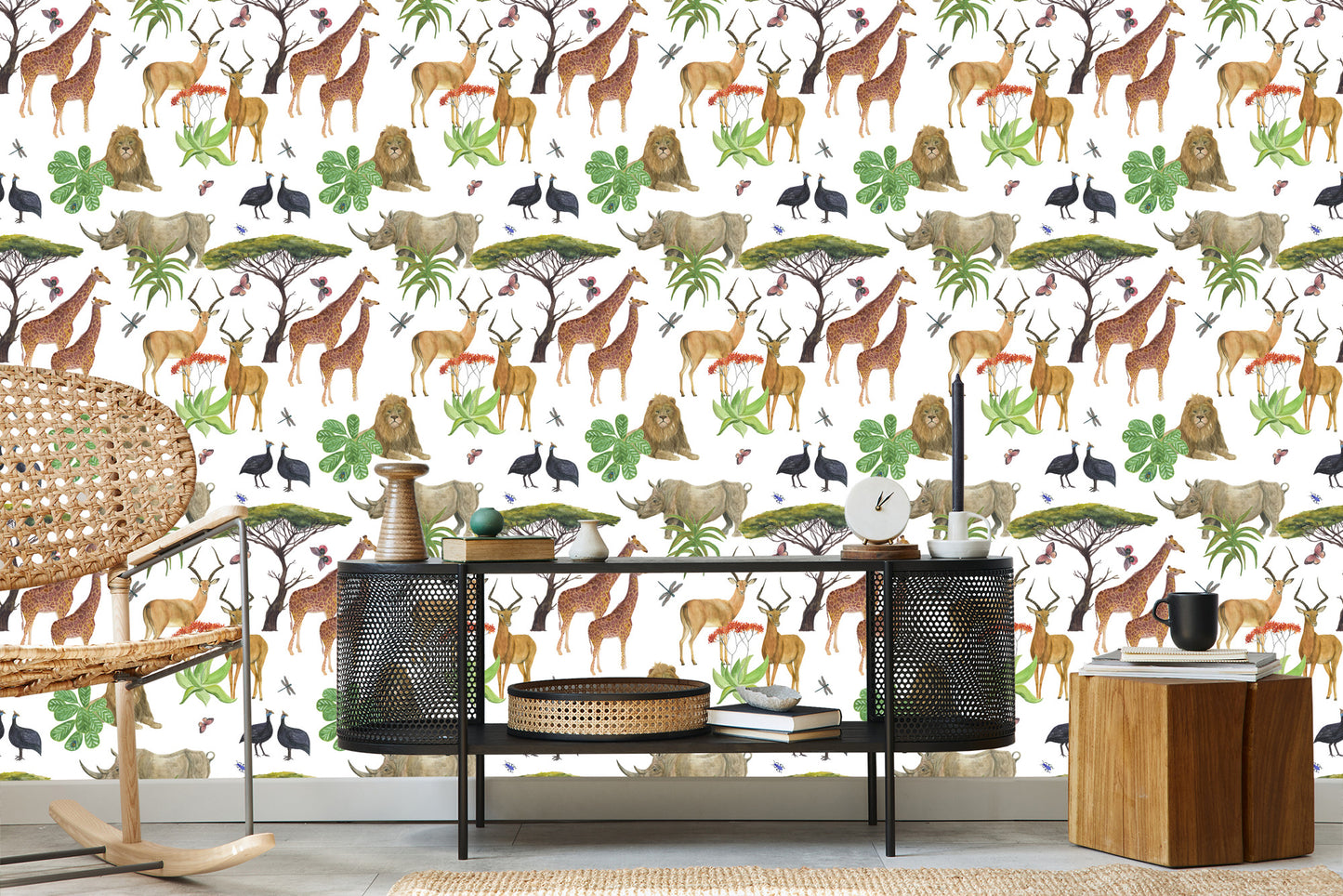 Wallpaper Savannah Animals