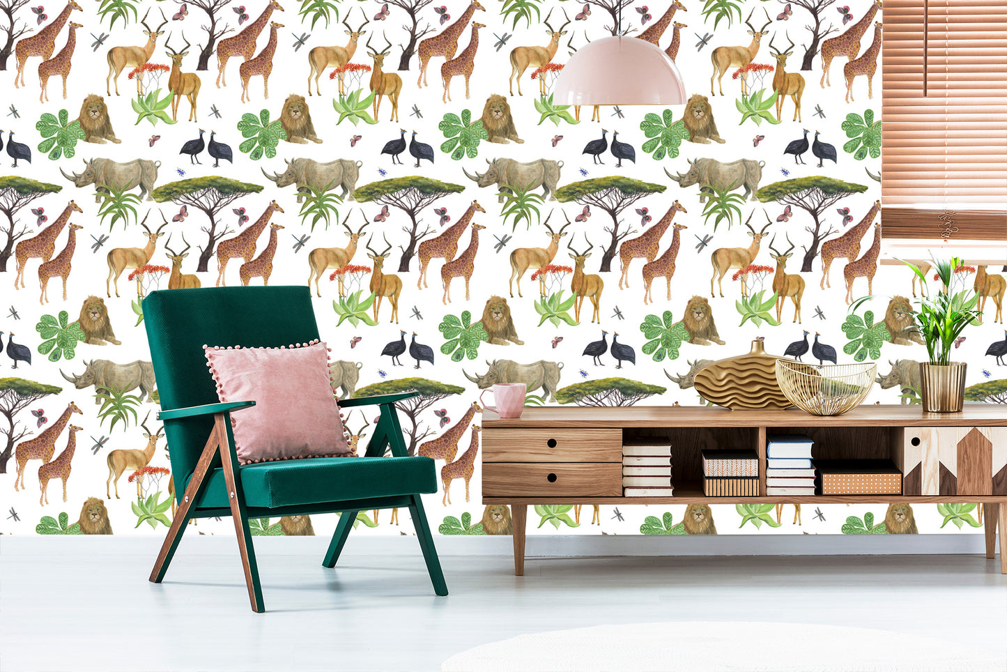 Wallpaper Savannah Animals