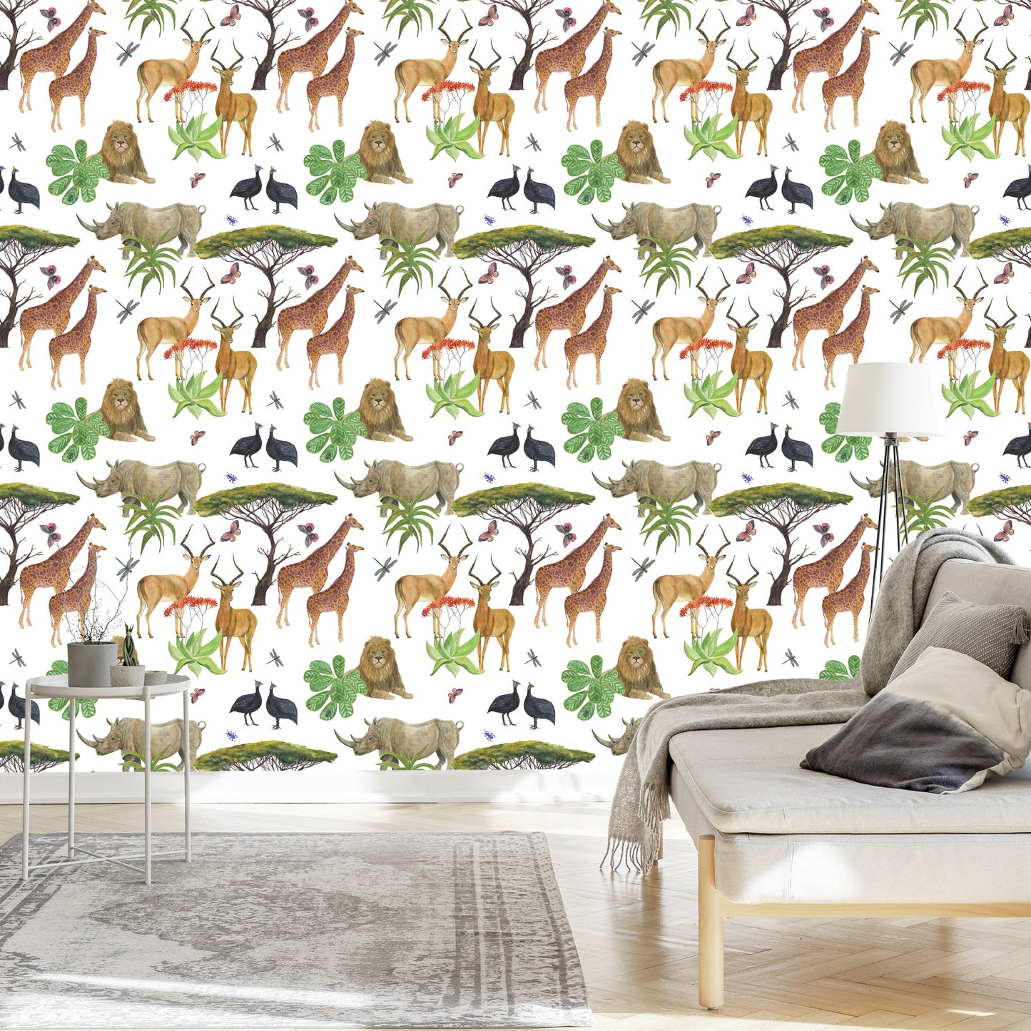 Wallpaper Savannah Animals