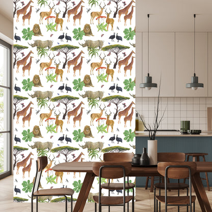 Wallpaper Savannah Animals