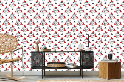 Wallpaper Dogs And Triangles
