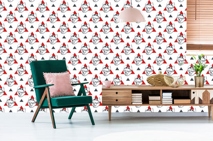 Wallpaper Dogs And Triangles
