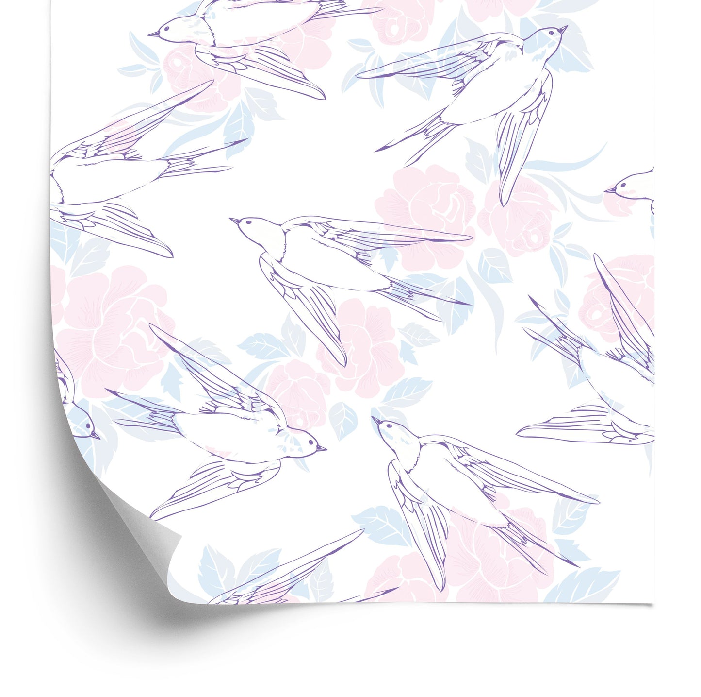 Wallpaper Flyings Swallows